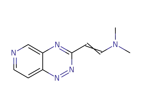 Molecular Structure of 121845-69-0 ((E)-N,N-dimethyl-2-pyrido[3,4-e][1,2,4]triazin-3-ylethenamine)