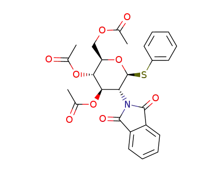 Phenyl 2-deoxy-2-(1,3-dihydro-1,3-dioxo-2H-isoindol-2-yl)-1-thio-beta-D-glucopyranoside 3,4,6-triacetate