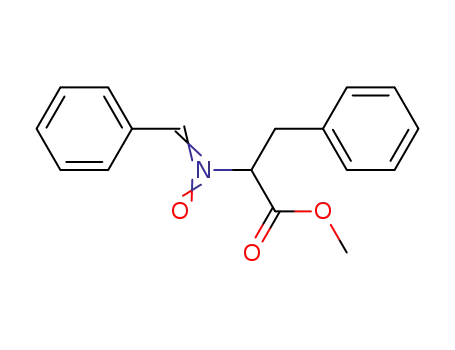2-(Benzylidenamino)-3-phenylpropansaeure-methylester-N-oxid