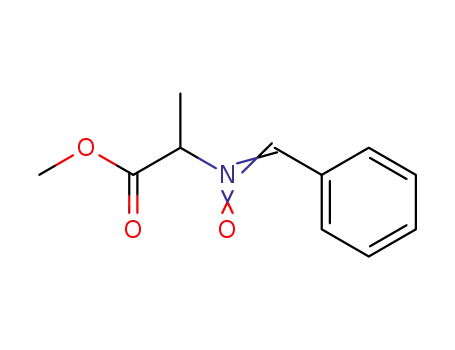 2-(Benzylidenamino)propansaeure-methylester-N-oxid