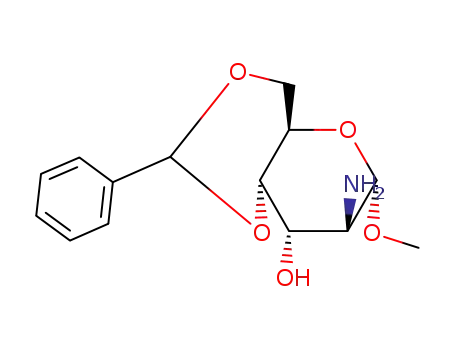 Molecular Structure of 6038-60-4 (3-amino-4-methoxy-9-phenyl-5,8,10-trioxabicyclo[4.4.0]decan-2-ol)