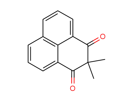 Molecular Structure of 20494-84-2 (1H-Phenalene-1,3(2H)-dione, 2,2-dimethyl-)