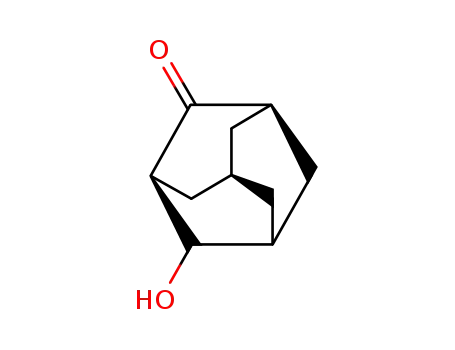 Molecular Structure of 26278-43-3 (4-Hydroxy-2-adamantone)