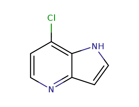 Molecular Structure of 357263-48-0 (7-CHLORO-1H-PYRROLO[3,2-B]PYRIDINE)
