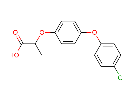 Propanoic acid,2-[4-(4-chlorophenoxy)phenoxy]-