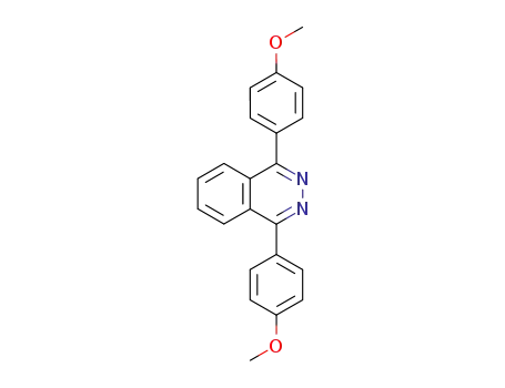 Molecular Structure of 5441-28-1 (1,4-bis(4-methoxyphenyl)phthalazine)