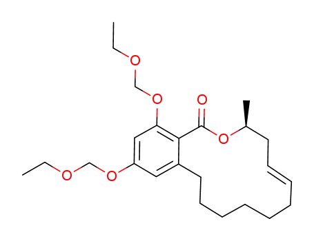 2,4-bis-ethoxymethoxy-7-methyl-7,8,11,12,13,14,15,16-octahydro-6-oxa-benzocyclotetradecen-5-one