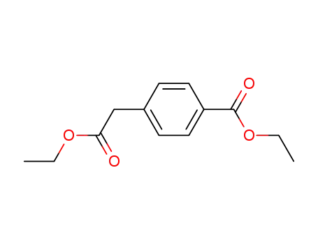 Molecular Structure of 3516-89-0 (Benzeneacetic acid, 4-(ethoxycarbonyl)-, ethyl ester)
