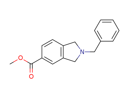 127168-94-9,Methyl 2-benzylisoindoline-5-carboxylate,2-Benzyl-2,3-dihydro-1H-isoindole-5-carboxylic acid methyl ester;Methyl 2-benzylisoindoline-5-carboxylate;