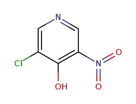 Molecular Structure of 31872-64-7 (3-Chloro-4-hydroxy-5-nitropyridine)