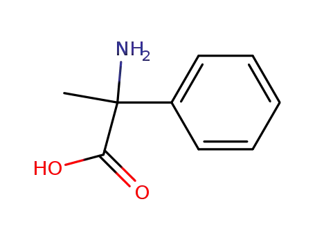 Molecular Structure of 565-07-1 (2-AMINO-2-PHENYLPROPIONIC ACID)