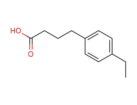 Molecular Structure of 5467-53-8 (4-(4-Ethylphenyl)butanoic acid)