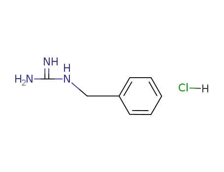 Guanidine, (phenylmethyl)-, monohydrochloride