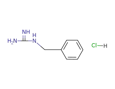 Molecular Structure of 1197-49-5 (Guanidine, (phenylmethyl)-, monohydrochloride)