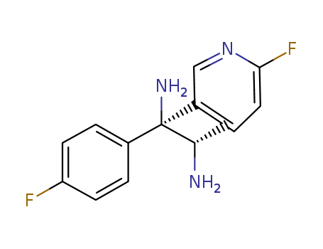 1,2-Propanediamine, 1-(4-fluorophenyl)-1-(6-fluoro-3-pyridinyl)-,  (1S,2S)-