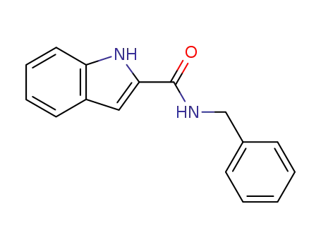 Molecular Structure of 69808-76-0 (N-benzyl-1H-indole-2-carboxamide)
