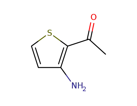 Molecular Structure of 31968-33-9 (2-ACETYL-3-AMINOTHIOPHENE)