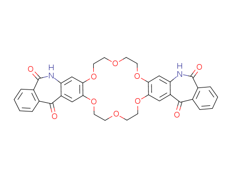 Molecular Structure of 106000-49-1 (5H,16H-Benzo[e]benzo[3',4'][1]benzazepino[7',8':8,9][1,4,7,10,13,16]benzohexaoxacyclooctadecino[18,19-b]azepine-5,17,22,32(6H)-tetrone,9,10,12,13,25,26,28,29-octahydro-)