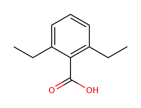 Molecular Structure of 78114-07-5 (2,6-diethylbenzoic acid)