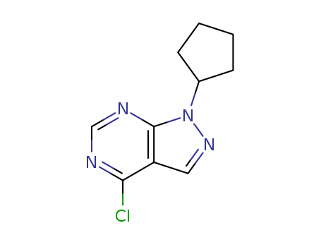 21253-99-6,4-chloro-1-cyclopentyl-1H-pyrazolo[3,4-d]pyrimidine,