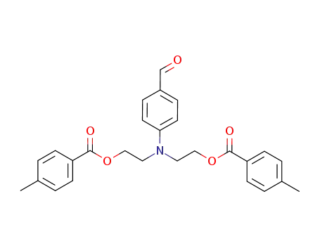 4-(bis(2-(4-methylbenzoyloxy)ethyl)amino)benzaldehyde