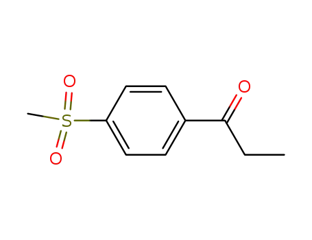Molecular Structure of 69566-95-6 (1-Propanone, 1-[4-(methylsulfonyl)phenyl]- (9CI) 
Propiophenone, 4'-(methylsulfonyl)- (7CI))