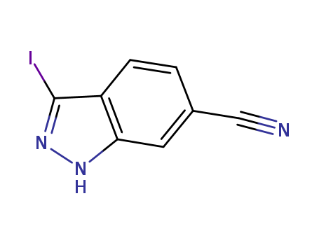 1H-Indazole-6-carbonitrile, 3-iodo-