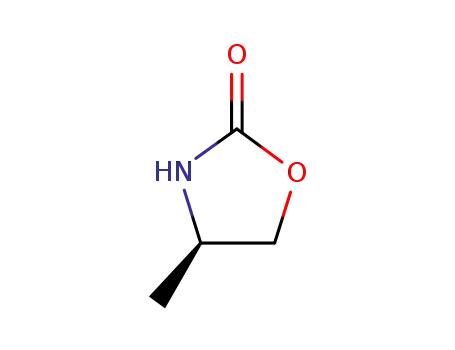 Molecular Structure of 4042-43-7 ((4R)-4-Methyl-2-oxazolidinone)