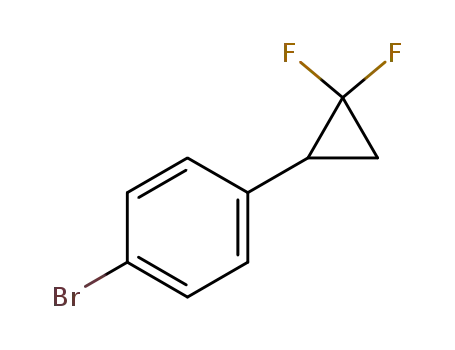 Molecular Structure of 1275621-14-1 (1-bromo-4-(2,2-difluorocycloprop-1-yl)benzene)