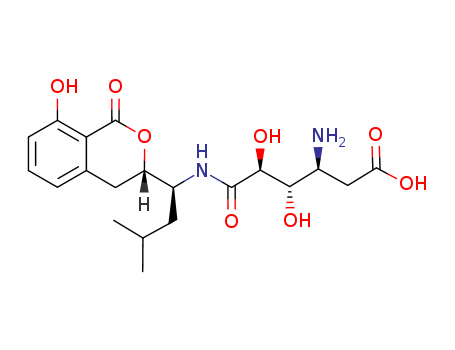 (3S,4S,5S)-3-amino-4,5-dihydroxy-6-[[(1S)-1-[(3S)-8-hydroxy-1-oxo-3,4-dihydroisochromen-3-yl]-3-methylbutyl]amino]-6-oxohexanoic acid