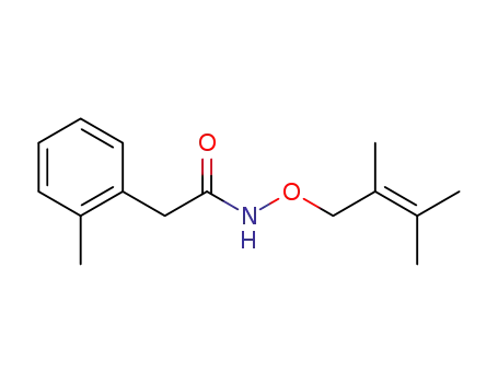 Molecular Structure of 1426580-47-3 (N-(2,3-dimethylbut-2-enyloxy)-2-o-tolylacetamide)