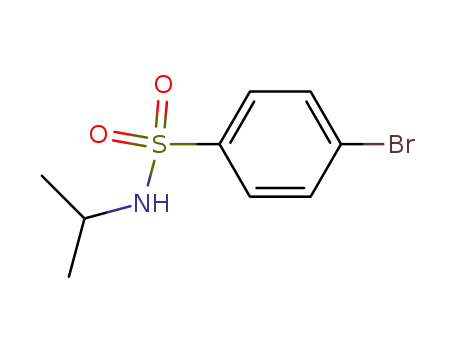 Molecular Structure of 1984-27-6 (4-BROMO-N-ISOPROPYLBENZENESULPHONAMIDE)