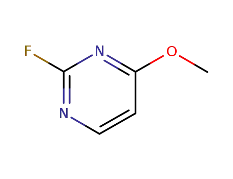 Molecular Structure of 39030-96-1 (Pyrimidine, 2-fluoro-4-methoxy- (9CI))