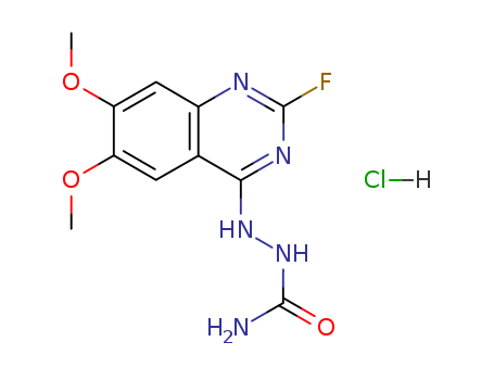 2-FLUORO-6,7-DIMETHOXY-4-SEMICARBAZIDOQUINAZOLINE HCL DIHYDRATE