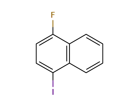 Molecular Structure of 17318-09-1 (1-fluoro-4-iodonaphthalene)