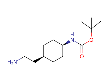 Carbamicacid, [cis-4-(2-aminoethyl)cyclohexyl]-, 1,1-dimethylethyl ester (9CI)