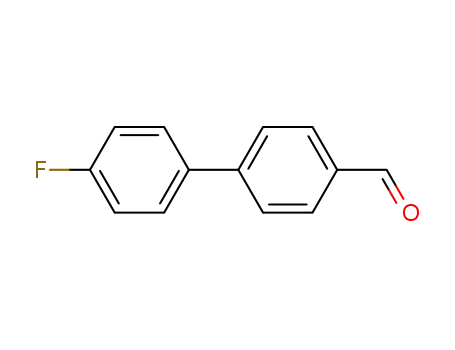 Molecular Structure of 60992-98-5 (4'-Fluorobiphenyl-4-carbaldehyde)