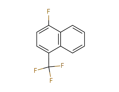 Molecular Structure of 59080-13-6 (1-fluoro-4-(trifluoromethyl)naphthalene)