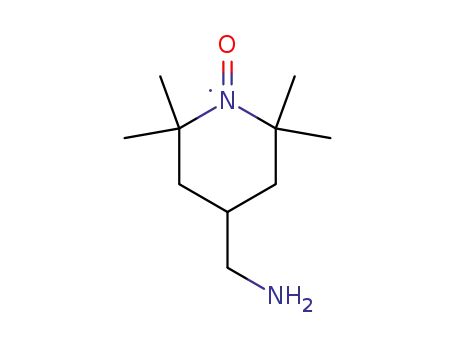 Molecular Structure of 56674-44-3 (4-(aminomethyl)-2,2,6,6-tetramethyl-1-oxy-piperidin-4-yl)