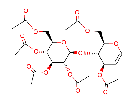 Molecular Structure of 67314-36-7 (HEXA-O-ACETYL-CELLOBIAL)