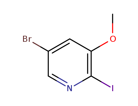 5-Bromo-2-iodo-3-methoxypyridine