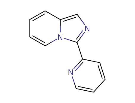 Molecular Structure of 33299-27-3 (Imidazo[1,5-a]pyridine, 3-(2-pyridinyl)-)