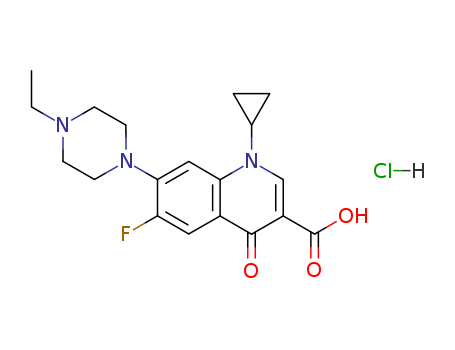 Enrofloxacin hydrochloride                                                                                                                                                                              (112732-17-9)