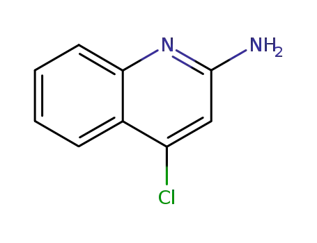 Molecular Structure of 20151-42-2 (2-Amino-4-chloroquinoline)