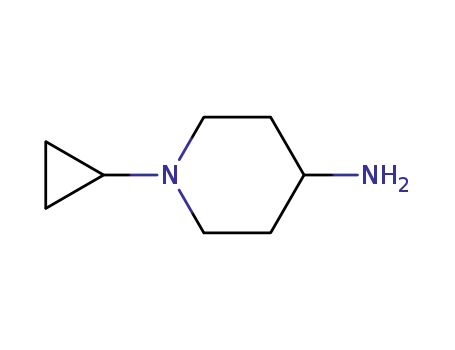Molecular Structure of 62813-02-9 (4-Amino-1-cyclopropylpiperidine)