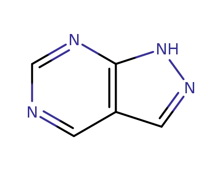Molecular Structure of 271-80-7 (1H-Pyrazolo[3,4-d]pyrimidine)