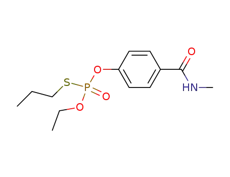 Thiophosphoric acid O-ethyl ester O'-(4-methylcarbamoyl-phenyl) ester S-propyl ester