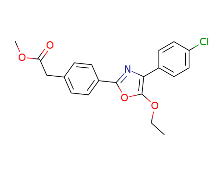 80589-84-0,methyl {4-[4-(4-chlorophenyl)-5-ethoxy-1,3-oxazol-2-yl]phenyl}acetate,