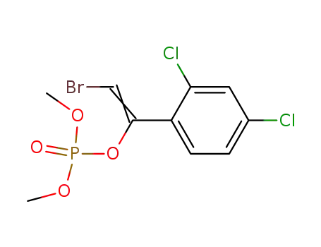 Molecular Structure of 13104-21-7 (BROMFENVINPHOS-METHYL)