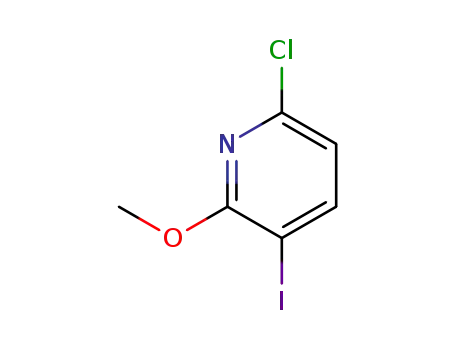 Molecular Structure of 1261769-34-9 (3-iodo-2-methoxy-6-chloropyridine)